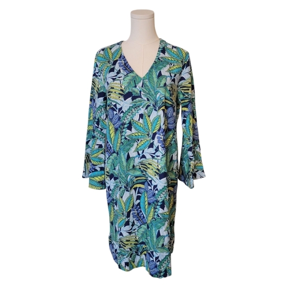 Soft Surroundings Tropical Dress Size Medium - Picture 2 of 6